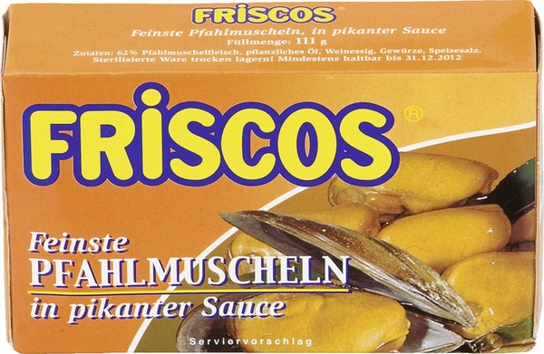 Bild 1 von Friscos Pfahlmuscheln in pikanter Sauce 111G