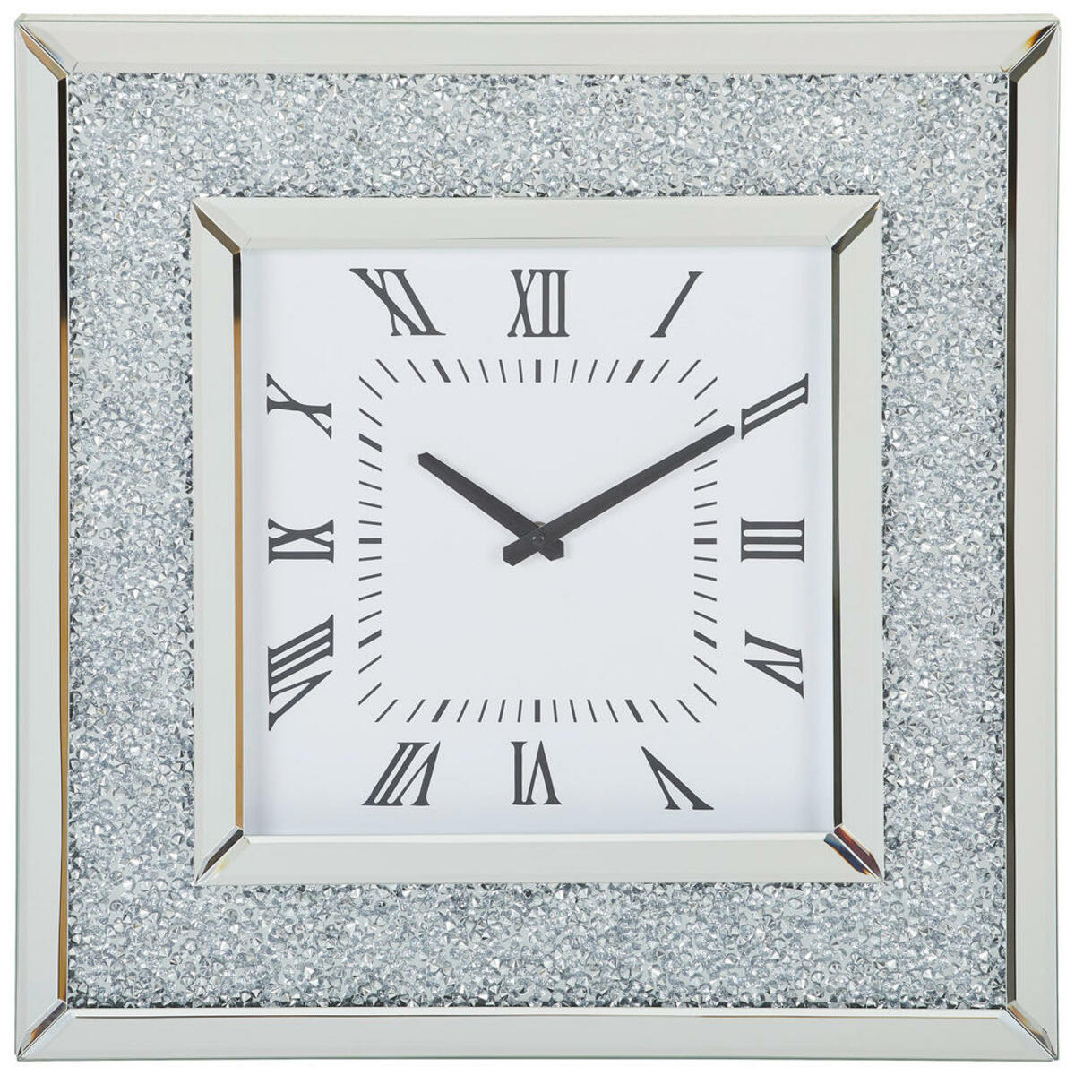 Bild 1 von Xora Wanduhr, Klar, Kunststoff, Glas, 50x50x5.5 cm, RoHS, CE, Dekoration, Uhren, Wanduhren