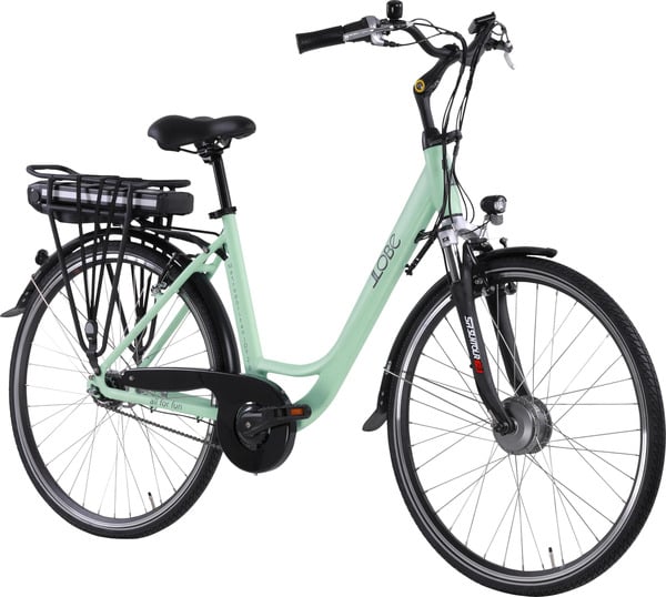 Bild 1 von LLobe E-Bike City Metropolitan JOY 2.0 28 Zoll RH 50cm 7-Gang 288 Wh pastellgrün