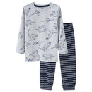 Bild 1 von Jungen Schlafanzug mit Dino-Motiv HELLGRAU / DUNKELBLAU