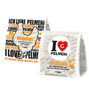 Teigtaschen "I Love Pelmeni Chicken" mit Haehnchenfleisch- u...