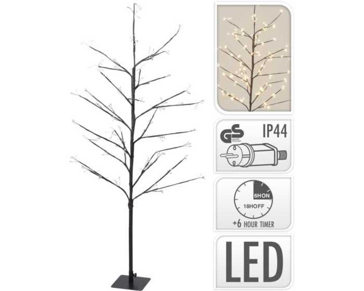 Deko Baum mit 240 LED und Timer, Höhe 120 cm von MäcGeiz ansehen!