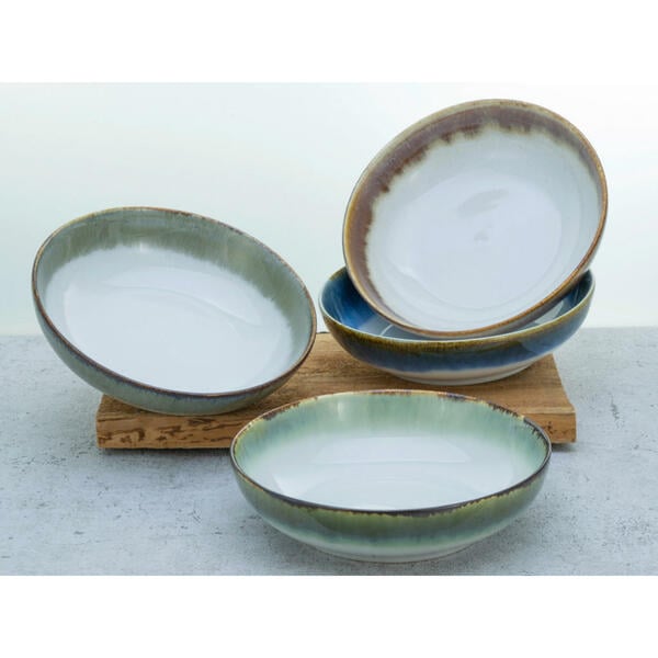 Bild 1 von Creatable Schüsselset Cascade Bowls Mix, Blau, Braun, Grau, Grün, Keramik, 4-teilig, rund, 5 cm, Essen & Trinken, Geschirr, Schalen & Schüsseln, Sonstige Schüsseln