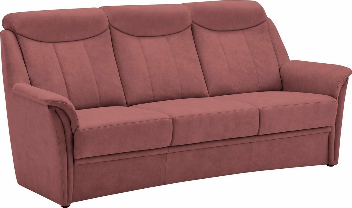 Bild 1 von VILLA BECK 3-Sitzer Lugano, 1 Teile, inklusive Kopfteilverstellung, in Sitzhöhe 49 cm, Rot