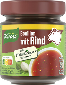 Knorr Bouillon mit Rind für 6,5L 130G