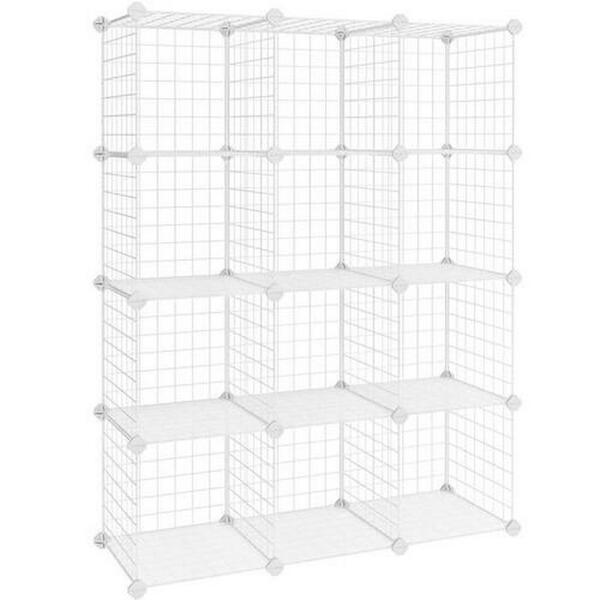 Bild 1 von Boxxx Regalkombination, Weiß, Metall, 93x123x31 cm, Beimöbel erhältlich, Arbeitszimmer, Büroregale, Bücherregale
