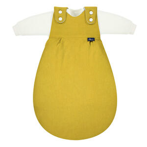 Alvi Babyschlafsackset Apple, Gelb, Textil, Uni, Füllung: Baumwollfüllung, Gr. 50/56, Made in EU, Oeko-Tex® Standard 100,