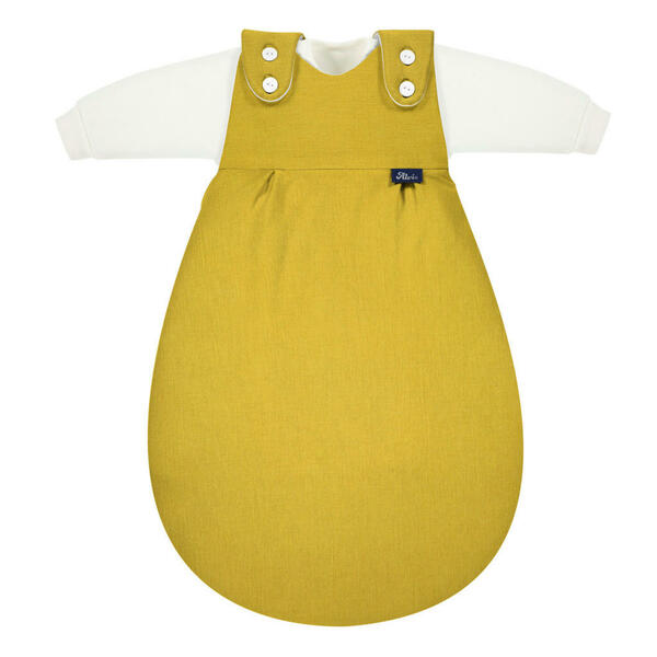 Bild 1 von Alvi Babyschlafsackset Apple, Gelb, Textil, Uni, Füllung: Baumwollfüllung, Gr. 50/56, Made in EU, Oeko-Tex® Standard 100,