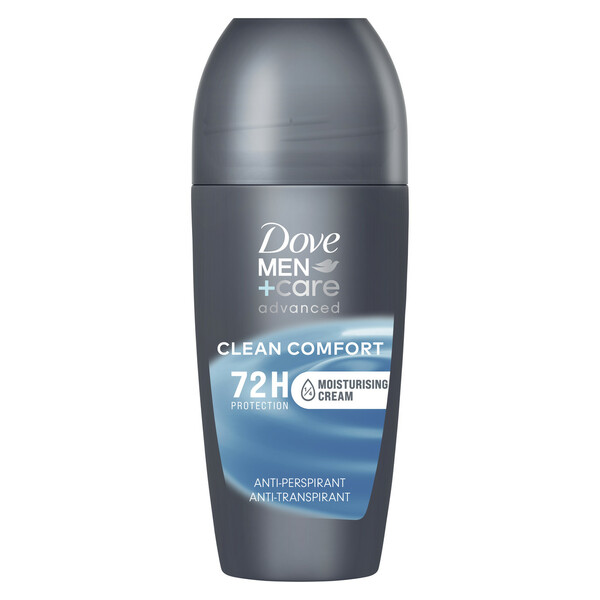 Bild 1 von Dove Men+Care Deo Roll-on Clean Comfort Anti-Transpirant 72h Protection 50ML