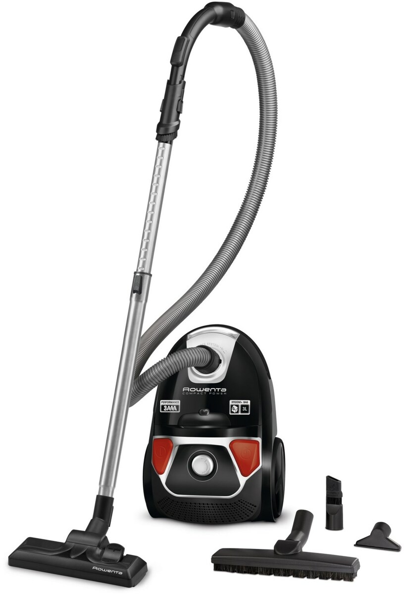 Bild 1 von RO3955 Compact Power Bodenstaubsauger schwarz