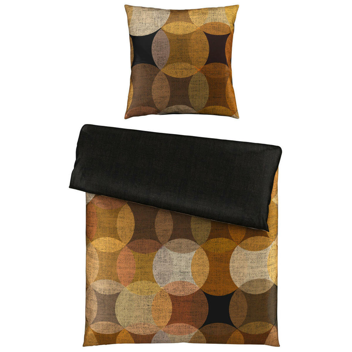 Bild 1 von Novel Wendebettwäsche Neuvac, Braun, Textil, Abstraktes, 155 cm, pflegeleicht, atmungsaktiv, Schlaftextilien, Bettwäsche, Bettwäsche, Wendebettwäsche