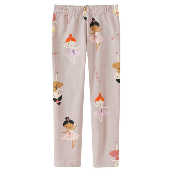 Bild 1 von Mädchen Leggings mit Ballerina-Print BEIGE