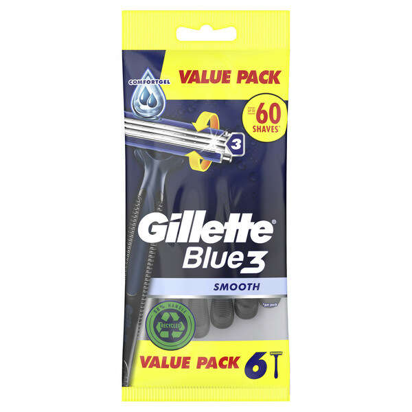 Bild 1 von Gillette Blue 3 Smooth Einwegrasierer 6ST