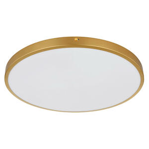 Globo Led-Deckenleuchte, Opal, Messing, Metall, Kunststoff, 3 cm, Lampen & Leuchten, Led Beleuchtung, Led-deckenleuchten