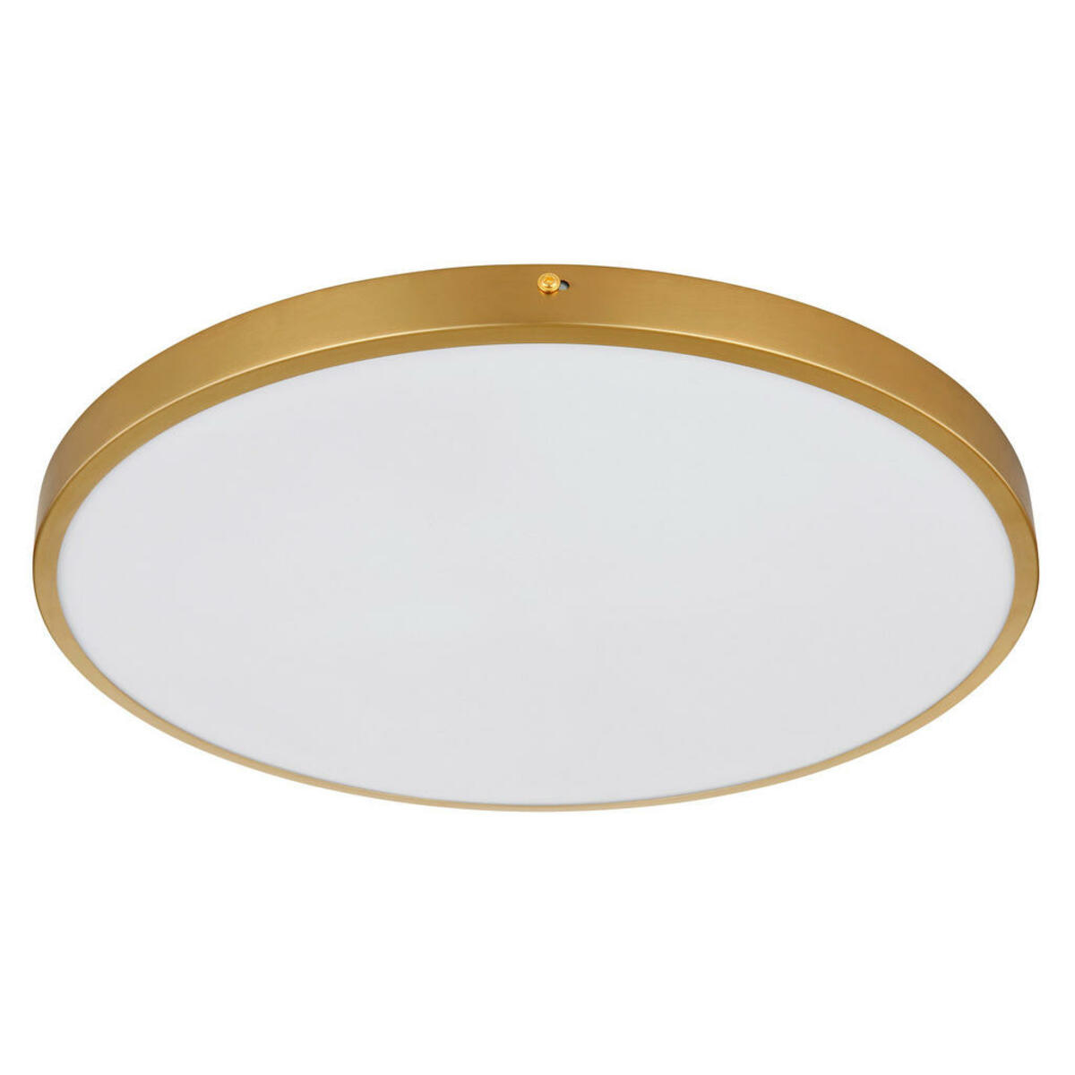 Bild 1 von Globo Led-Deckenleuchte, Opal, Messing, Metall, Kunststoff, 3 cm, Lampen & Leuchten, Led Beleuchtung, Led-deckenleuchten