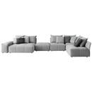 Bild 1 von Livetastic Wohnlandschaft, Silber, Textil, Füllung: Schaumstoff, seitenverkehrt montierbar, U-Form, 493x256 cm, Wohnzimmer, Sofas & Couches, Wohnlandschaften, Wohnlandschaften in U-Form