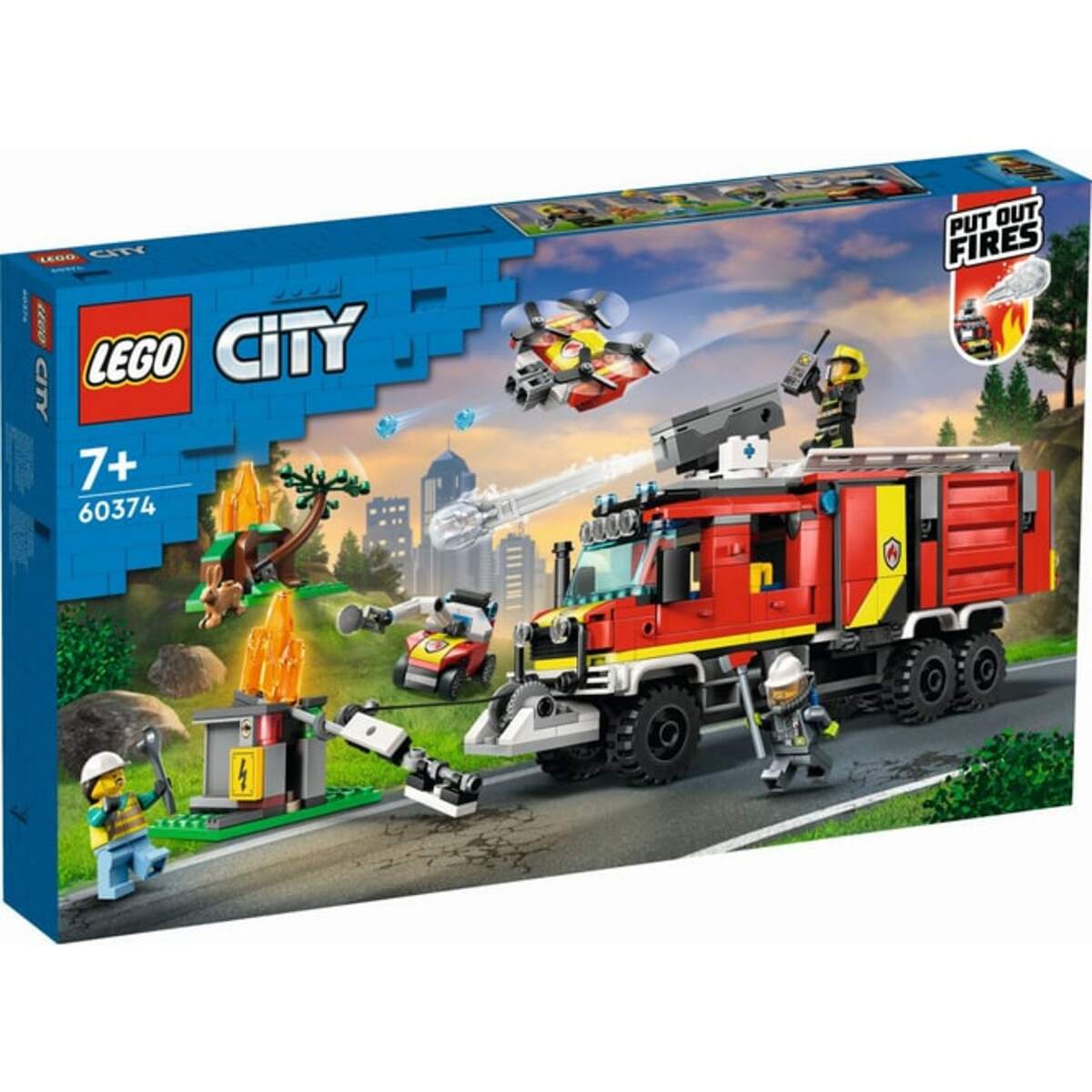Bild 1 von LEGO® City Fire 60374 - Einsatzleitwagen der Feuerwehr