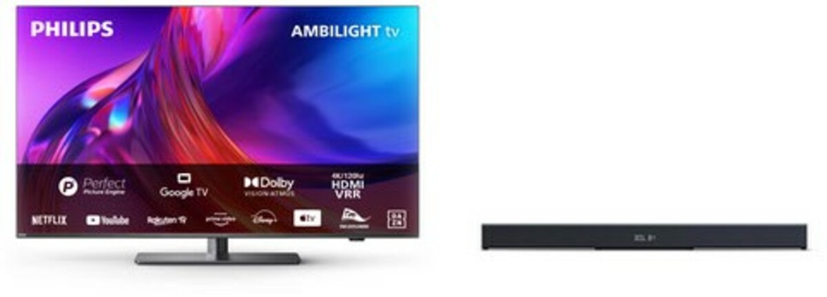 Bild 1 von 65PUS8888/12 + TAB8205/10 Bundle 164 cm (65") LCD-TV mit LED-Technik anthrazit / E