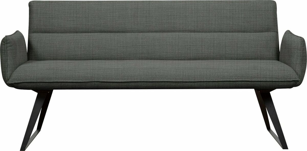 Bild 1 von Home affaire Bank Preston, Mit Armlehnen, ohne Kissen, Grau