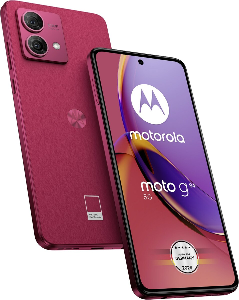 Bild 1 von Moto G84 5G Smartphone viva magenta