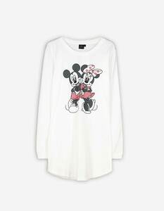 Damen Pyjamaobterteil - Mickey Mouse und Minnie Mouse