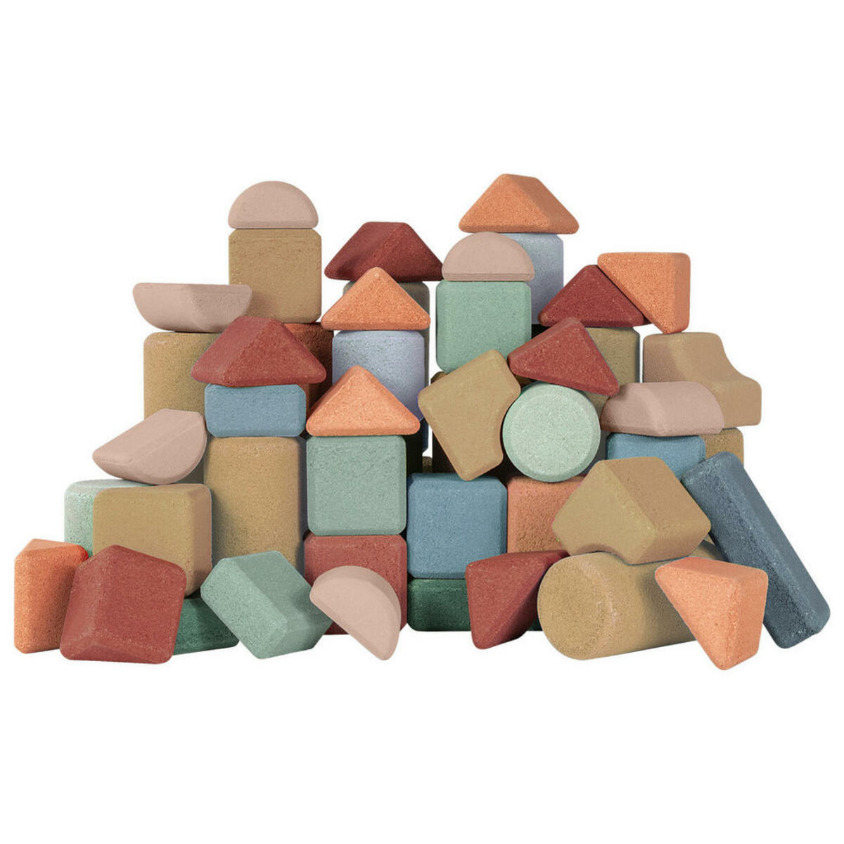 Bild 1 von Bausteine Korko, Holz, 60-teilig, Kork, unisex, Reach, EN 71, schadstofffrei, transportierbar, Spielzeug, Babyspielzeug, Motorikspielzeug