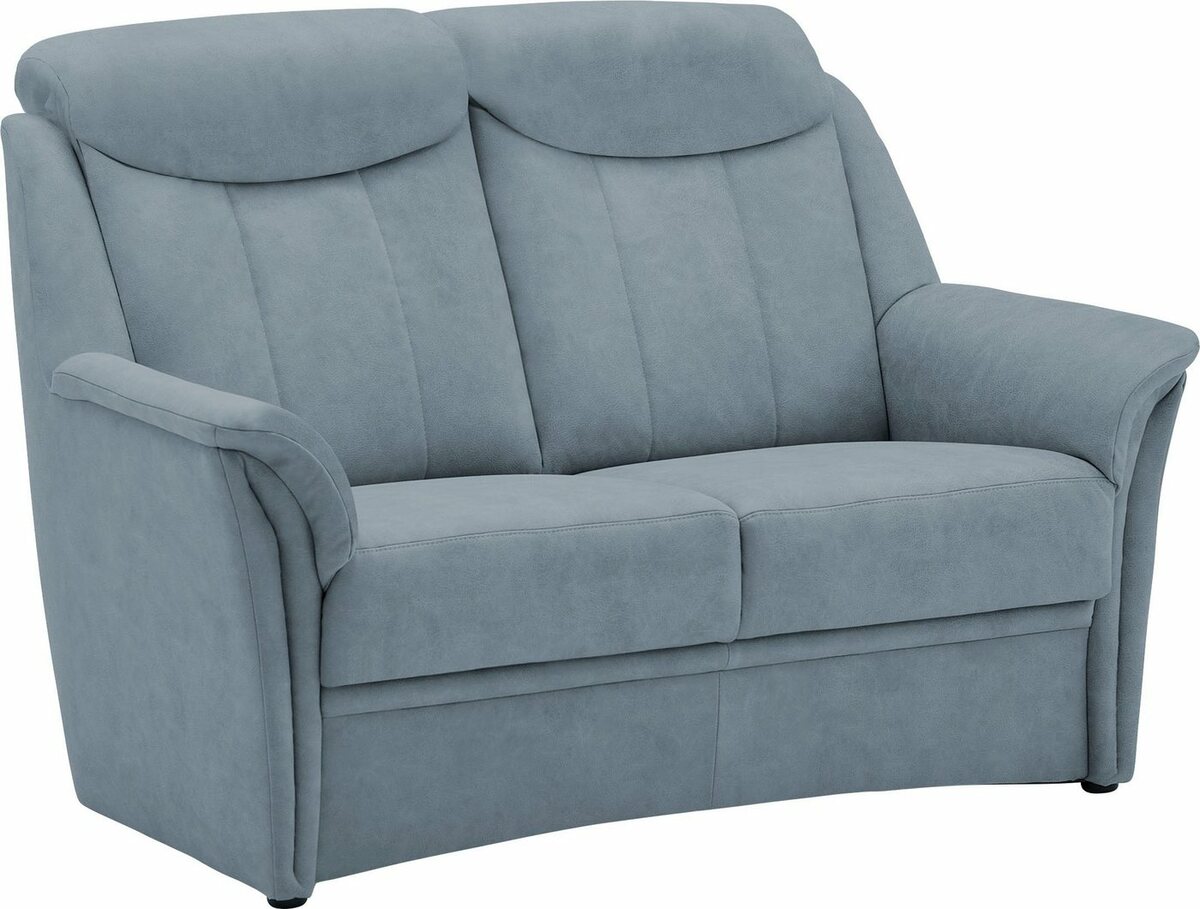 Bild 1 von VILLA BECK 2-Sitzer Lugano, 1 Teile, inklusive Kopfteilverstellung und in Sitzhöhe 49 cm, Blau