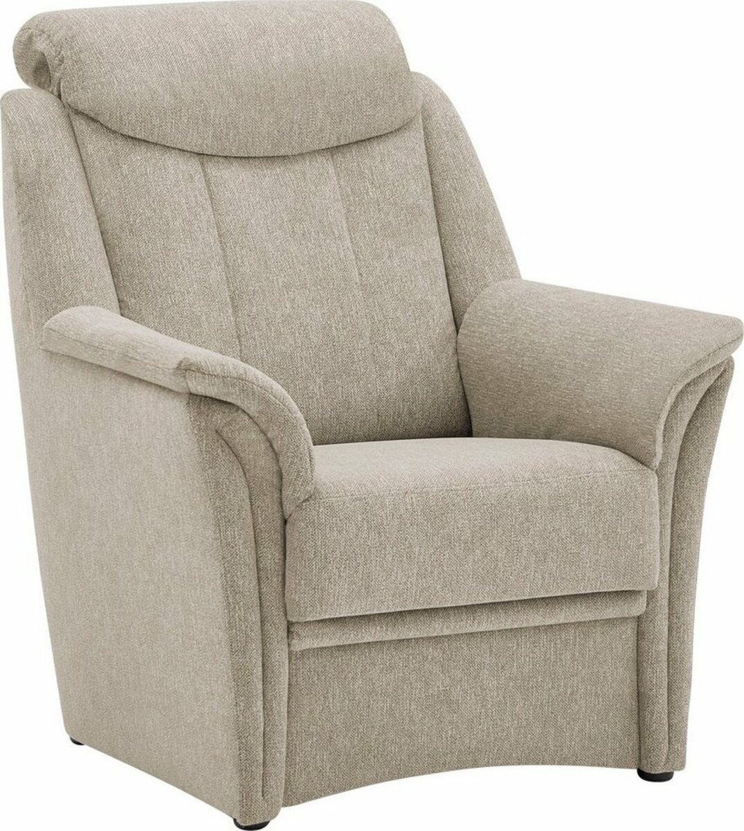 Bild 1 von VILLA BECK Sessel Lugano, inklusive Kopfteilverstellung, in Sitzhöhe 49 cm, Beige