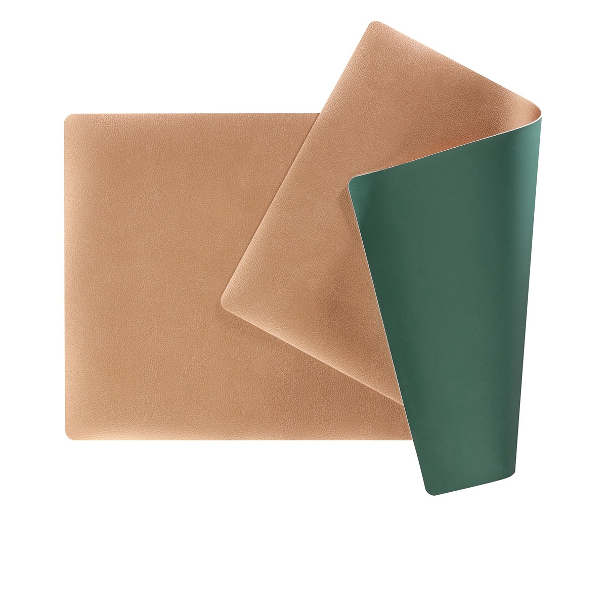 Bild 2 von HOME CREATION Metallic-Platzsets in Lederoptik, 2er-Packung