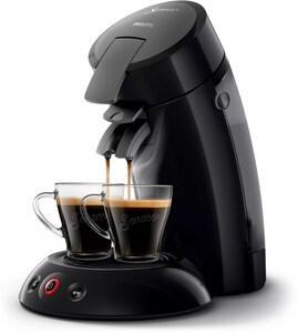 HD6553/65 Original Milk ll Byback Kaffeepadmaschine schwarz