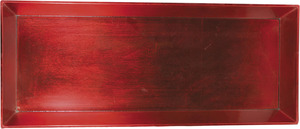 Riffelmacher Kunststoff Schale rot 50 x 20 cm