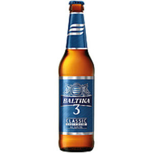 Bier "Baltika Nr.3", 4,8% vol.