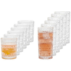 Nachtmann Gläserset Nachtmann, Transparent, Glas, 12-teilig, Made in Germany, Essen & Trinken, Gläser, Gläser-Sets