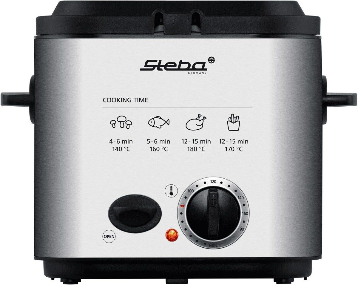 Bild 1 von DF 95 Mini-Fritteuse edelstahl/schwarz