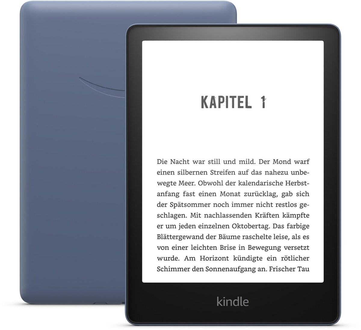 Kindle Paperwhite (16GB) EBook Reader mit Spezialangeboten denimblau im Angebot Aktuelle