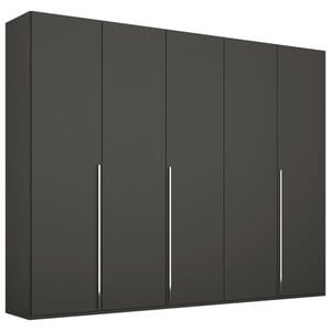 Novel Drehtürenschrank Montclar, Graphit, Metall, 9 Fächer, 251x223x60 cm, Blauer Engel, Goldenes M, BQ - Bündnis für Qualität, Made in Germany, Typenauswahl, Beimöbel erhältlich, in verschied