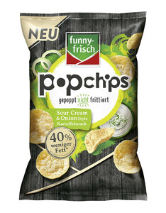 Funny-Frisch Popchips Sour Cream & Onion Style 80G