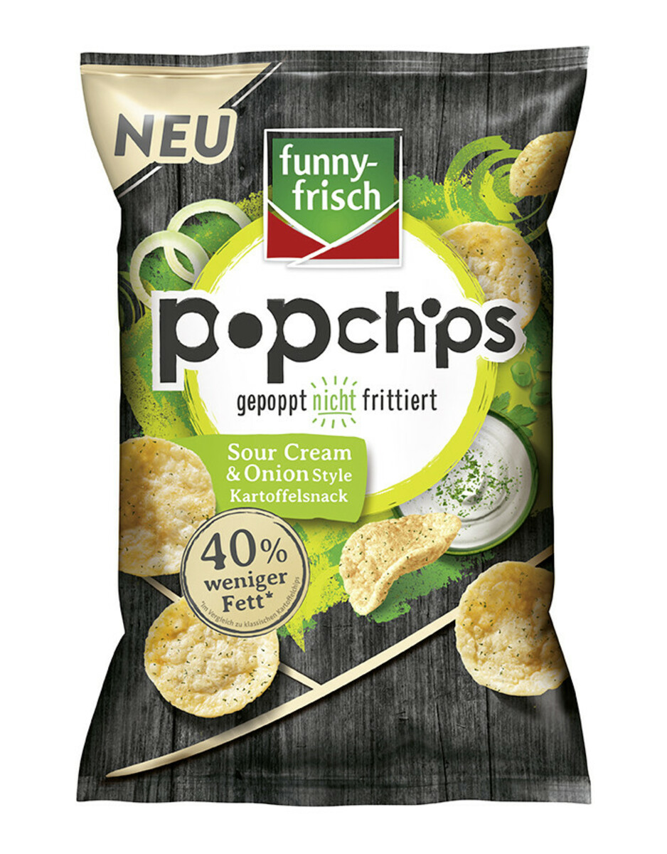 Bild 1 von Funny-Frisch Popchips Sour Cream & Onion Style 80G