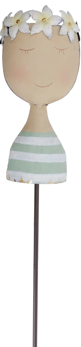 Bild 1 von TrendLine Gartenstecker Gesicht Metall 40 x 6 x 115 cm