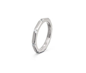 925 Silber Ring Octagon