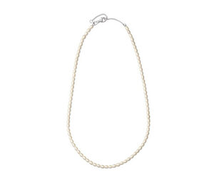 925 Silber Kette Tiny Pearls