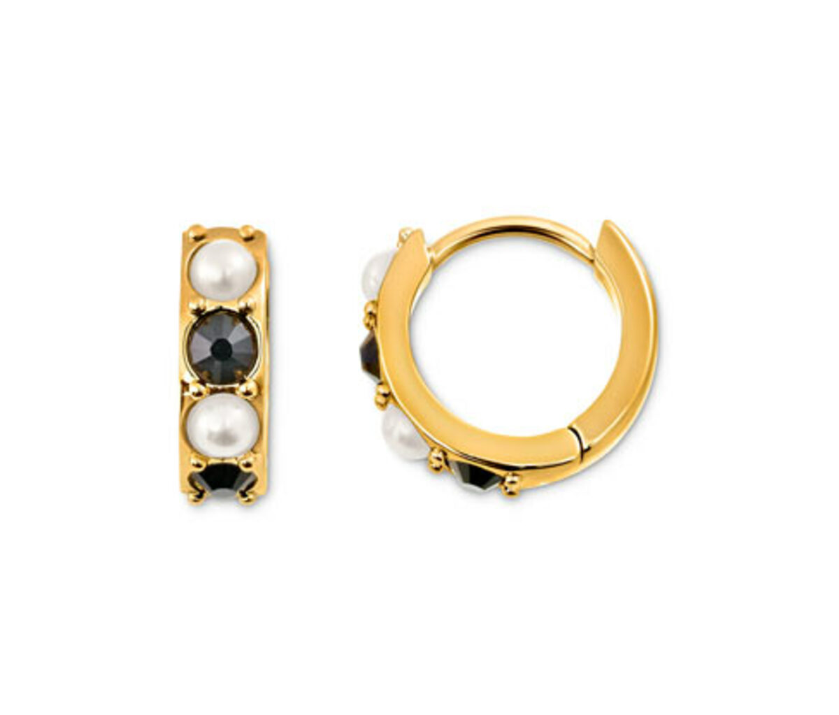 Bild 1 von Creolen Black and White