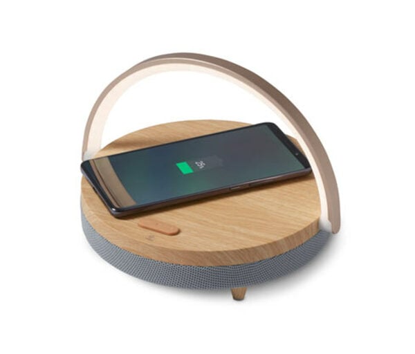 Bild 1 von Bluetooth®-Lautsprecher mit kabellosem Ladegerät und LED-Nachtlicht