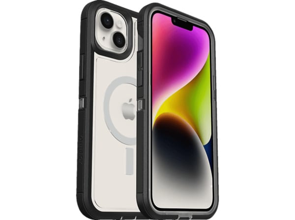 Bild 1 von OTTERBOX Defender XT, Backcover, Apple, iPhone 14 Plus, Transparent/Schwarz