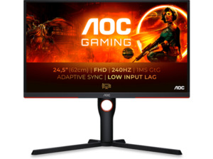 AOC 25G3ZM 24,5 Zoll Full-HD Gaming Monitor (0,5 ms Reaktionszeit, 240 Hz)