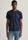 Bild 1 von Gant T-Shirt SLIM SHIELD SS T-SHIRT mit Logostickerei auf der Brust, Blau