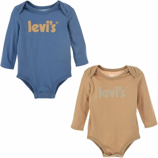 Bild 1 von Levi's® Kids Langarmbody BATWING (Set, 2-tlg) UNISEX, Beige|blau