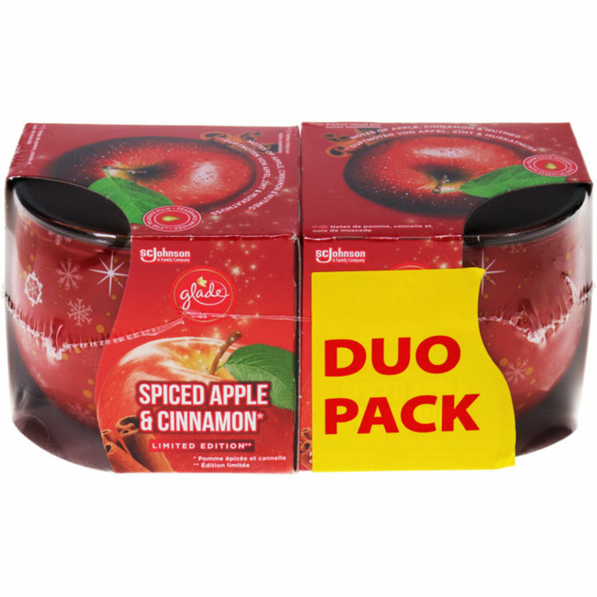 Bild 1 von Glade Duftkerzen Spiced Apple & Cinnamon, 2 Stück