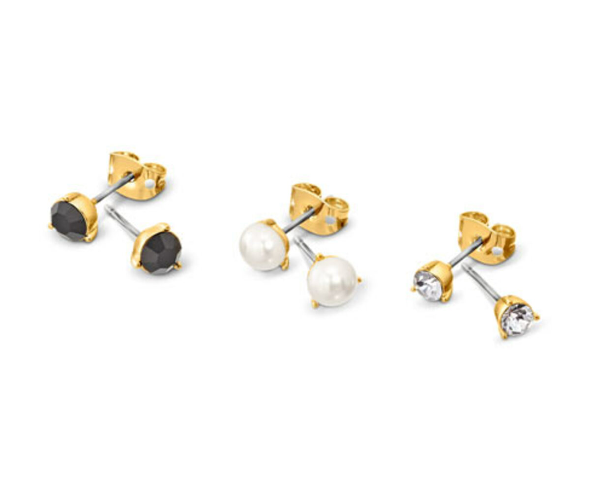 Bild 1 von Ohrstecker Set Black and White