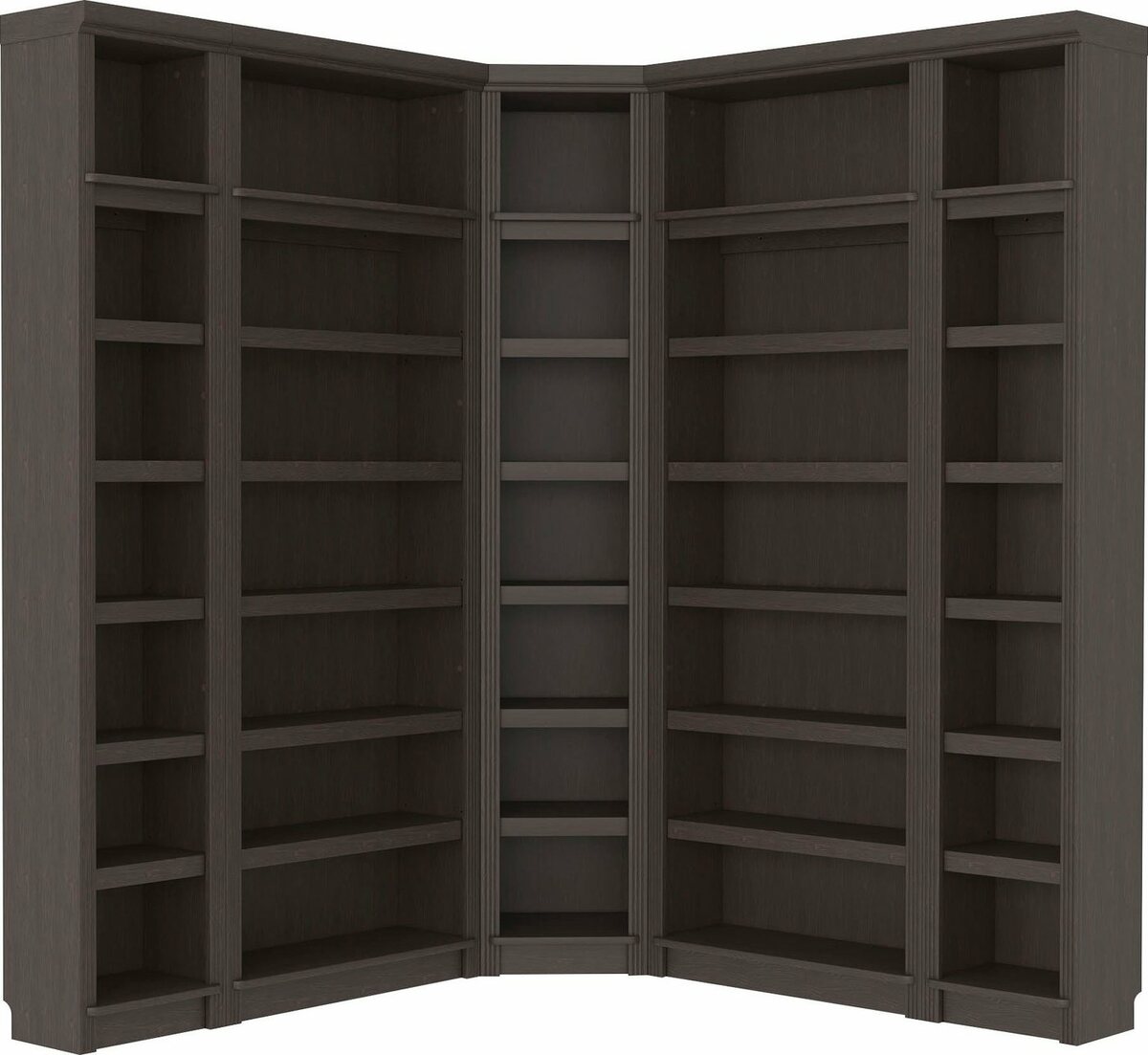 Bild 1 von Home affaire Bibliothek Soeren, 5-tlg., Mit viel Stauraum, Braun